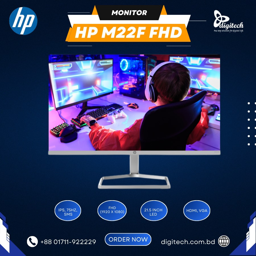 HP M22f 22" FHD IPS Monitor